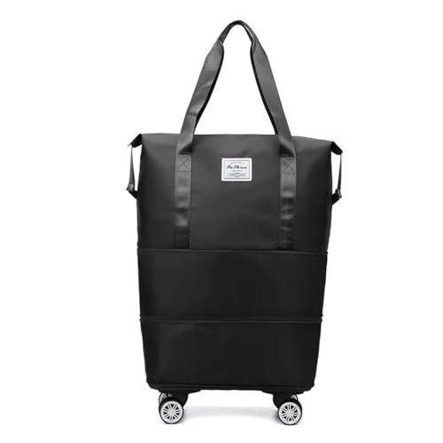 Sac de voyage en tissu Oxford à grande capacité PURYN avec roulette amovible