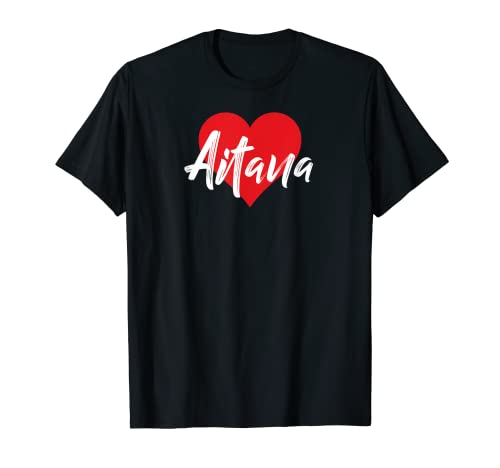 Camiseta con nombre I Love Aitana I Heart Named Camiseta