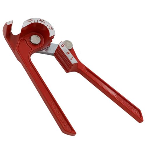 TEHAUX 3-in-1 Manual Tube Bender 6mm/8mm/10mm 90 Degree Bending Tool Versatile for Aluminum Brass Steel Easy Adjustment