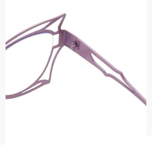 Monture lunettes papillon métal bicolore légère et confortable