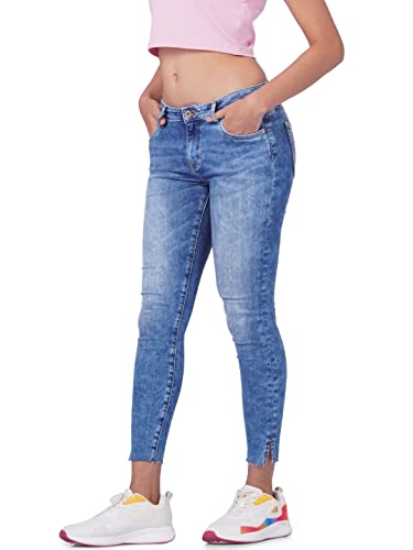 Image of ONLY Slim Fit Regular Cotton Womens Jeans (SS22ON15272109-P)