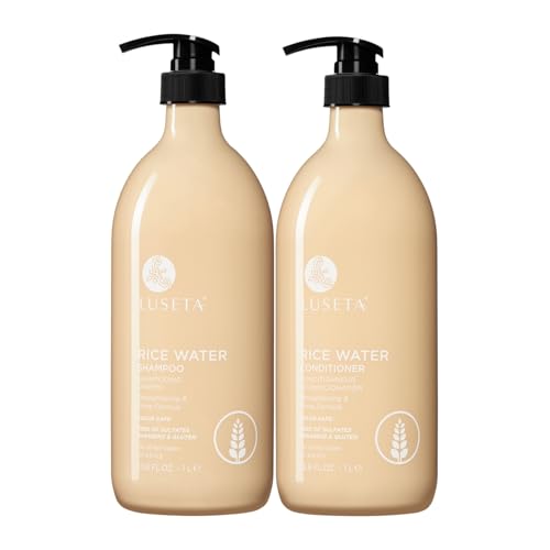 Image of Luseta Rice Water Shampoo and conditioner Set Strengthening 33.8oz*2