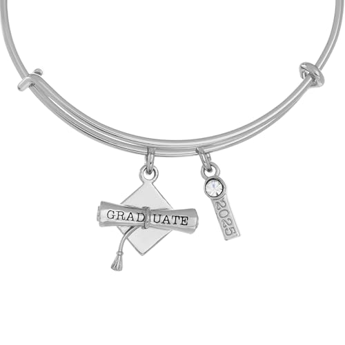 Alex and Ani 2025 Graduation Charm Bangle2