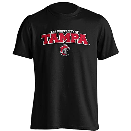 Sport Your Gear Tampa Spartans Classic Wordmark Mascot Short Sleeve T-Shirt (Tampa Black, Medium)