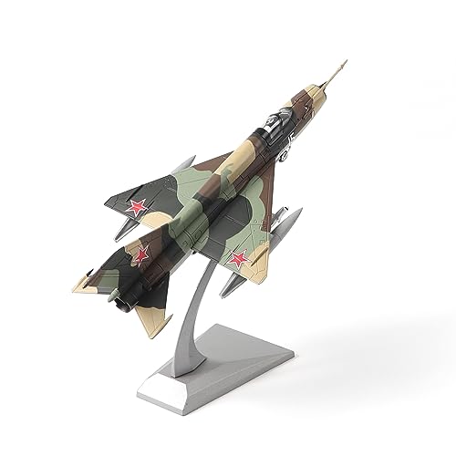 Mig-21 maquette d'avion en métal moulé idée cadeau pour passionné d'aviation