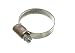 HOSE CLIP WORM DRIVE JUBILEE TYPE CLAMP 25MM - 40MM BZP STEEL