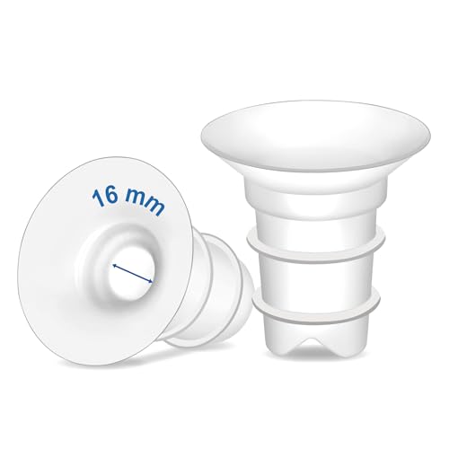 Image of Maymom Flange Inserts 16mm Compatible with Spectra, Medela 24 mm Shields, Momcozy S9 Pro /S12 Pro, Willow Wearable Cup. Compatible with Medela Freestyle, Harmony, to Reduce 24mm Down to 16 mm; 2pc