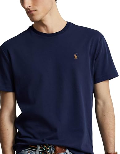 Image of POLO RALPH LAUREN Men's Jersey Cotton Crew Neck T-Shirt