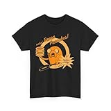 Jake The Dog Makin Bacon Pancakes Time Unisex Heavy Cotton Tshirt Black