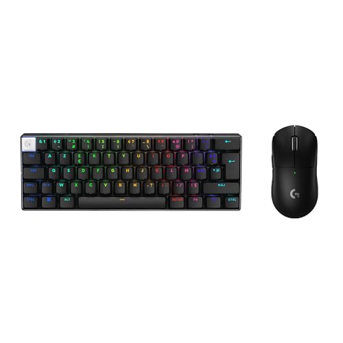 Logitech G Pro X 60 Lightspeed clavier gaming mécanique AZERTY souris Superlight 2