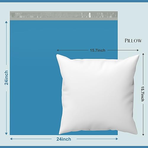 Image of Metronic Poly Mailers 24x24 100 Pcs, Large Shipping Bags for Clothing, Strong Adhensive Shipping Envelopes for Small Business, Mailers Poly Bags, Tear-resistant Mailing Bags in Dark Blue
