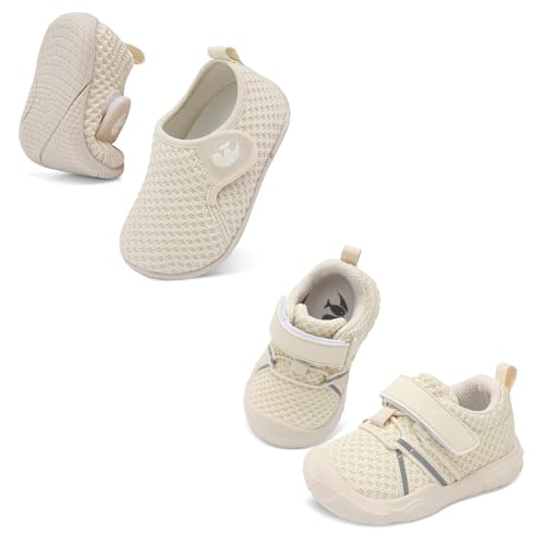 FEETCITY Toddler Barefoot Shhoes Baby Walking Shoes Kids Slip On Shoes