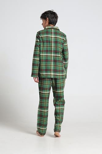 Image of Under Fourteen Boys Cotton Night Suit Set | Soft Breathable 2Pcs Sleepwear /Nightwear /Sleepsuit /Loungewear Co-Ord | Checks Top & Pyjama | Elastic Waist & Pockets | Multicolor Pajama Party & Gifting Set