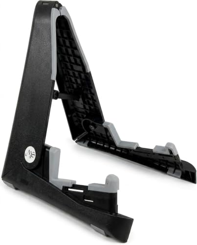 Martin Smith AGS-02 - Soporte de guitarra plegable portátil para guitarras clásicas, acústicas y eléctricas