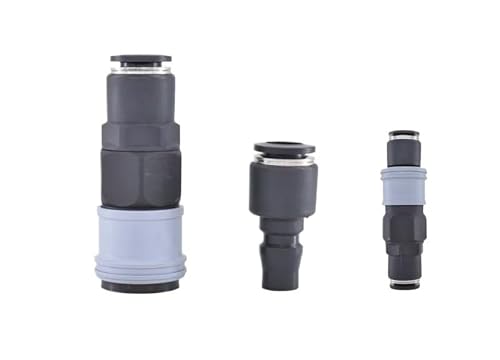 Xiaoshitou Men's St-Pt8mm C Type Plastic Steel Pneumatic Coupling 6Mm 8Mm 10Mm 12Mm Pu Compressor(St-Pt8mm)