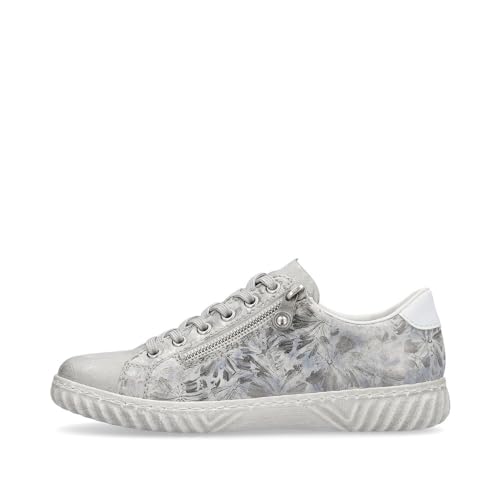 Basket Femme Rieker N0900 en cuir confortable pour la marche au quotidien