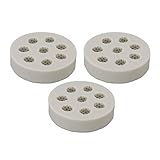 Riuulity 3 Moldes de Silicona con Forma de Frambuesa, Fácil de Desmoldar, Flexible, Gris Suave, Molde para Hornear para Tartas, Fondant, Chocolate, Regalos Caseros para Vacaciones,