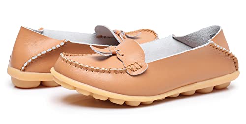 Image of VenusCelia Women's Decoration Comfy Walking Flat Loafer