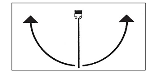 Coppia di Cerniere a molla doppia azione in