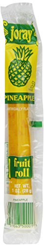 Joray Fruit Roll, Pineapple, 1-Ounce Units (Pack of 48)