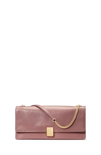 kate spade new york Sac bandoulière en cuir émaillé Deco, Rose crépusculaire, One Size, Sac bandoulière en cuir émaillé Deco