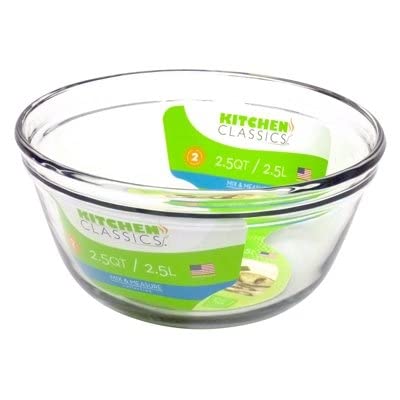 Raento Glass Ixing Bowls Batter Bowls 1 Litre, 1.5 & Litre 2.5 (Size - View #2