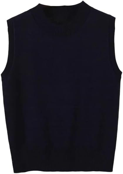 Women's Vest Shirt College Style Sweater Pullover Warm Thick Knitted Top