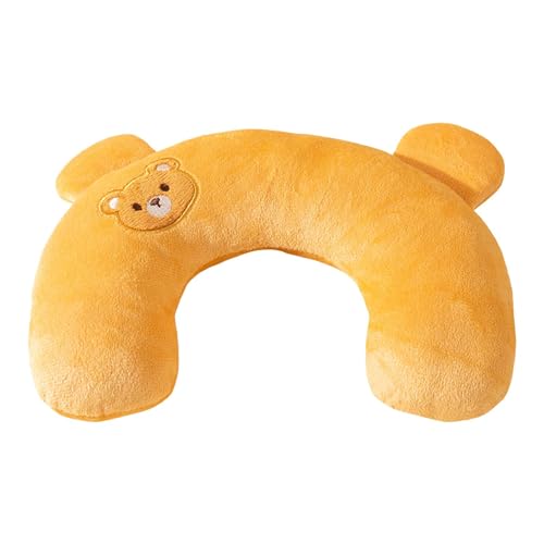 Cuscino per il collo del gatto, comodo cuscino per il rilassamento del gatto, cuscino per il collo flessibile in peluche per animali domestici, cuscino portatile per cani, facile da pulire, cuscino da