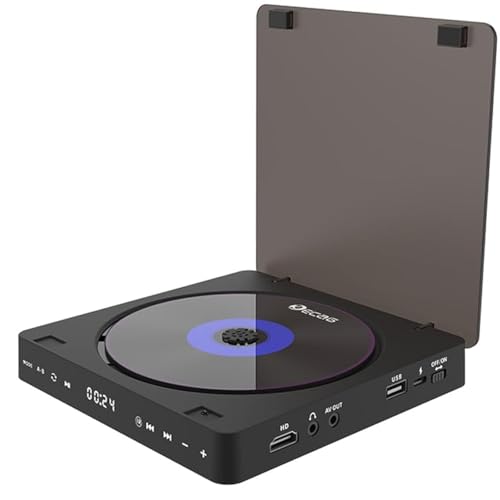 1080P DVD HD Video Player Portable VCD Player Mini CD Player HDMI Video + 3.5mm Jack Audio Output with Remote Control