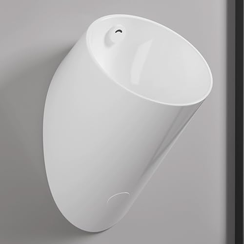 小便器センサーフラッシュ小便器、壁掛けセラミック、ユニバーサルウォッシュアウト高効率防滴、小さなバスルームとトイレ用