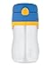 THERMOS FOOGO 11-Ounce Straw Bottle, Blue/Yellow