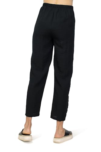 Habitat Clothes Express Ruched Ankle Pant Black2