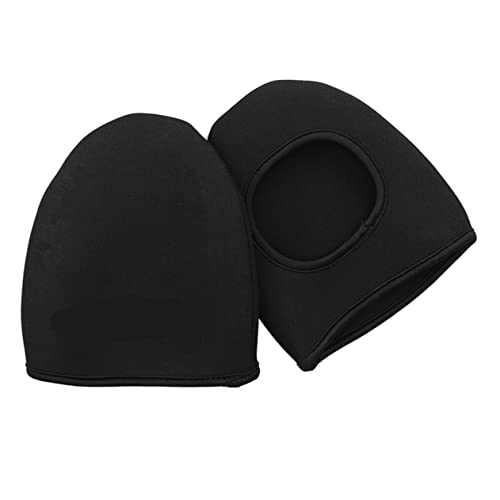 Cubiertas impermeables y cortaviento para zapatillas de ciclismo, 2 piezas, antideslizantes, talla única (negro) miniatura 4