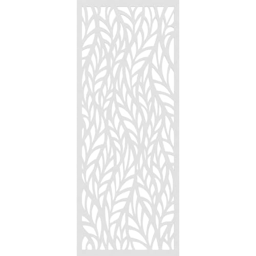 Image of 25 3 /8 inchW x 64 3 /8 inchH x 3 /8 inchT Ortonville Decorative Fretwork Wall Panels in Architectural Grade PVC