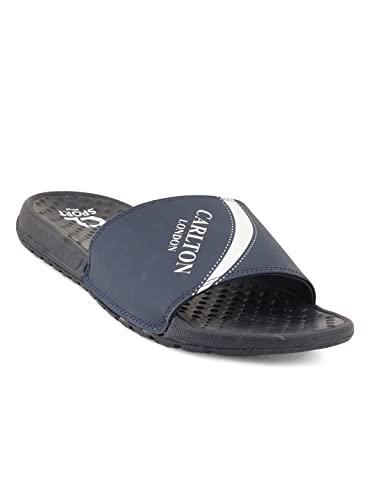 Carlton London mens CL-FF-M-101 Navy Slide Sandal - 10 UK (CL-FF-M-101_Navy_44) (B0BYSQPR7C) Amazon Price History, Amazon Price Tracker