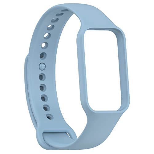 Lemspum Pacote com 6 pulseiras esportivas de silicone compatíveis com Xiaomi Redmi Band 2, acessório