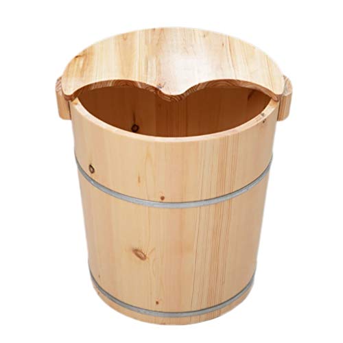 Spa de pies de madera en barril para adultos