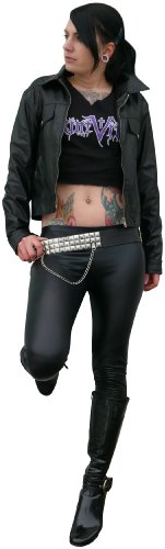 Saint Vitus Logo T-Shirt en jersey noir vêtement à manches courtes pour homme