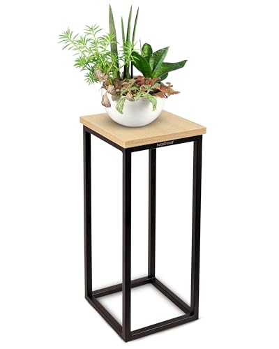 holz4home® Dekoständer aus MDF I Blumenständer MDF Sonoma Eiche I...