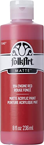 Image of FolkArt Acrylic Paint in Assorted Colors (8 oz), , Engine Red
