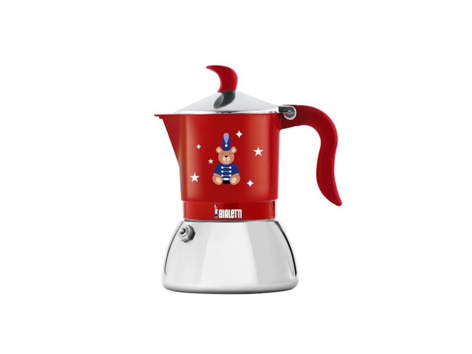 Bialetti FIAMMETTA 2TZ, moka italien rouge, induction
