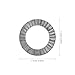 FUNOMOCYA 20Pcs Wedge Locking Washer Heavy Duty Manganese Steel Loose Washers for Secure Fastening Industrial and Home Applications Silver Finish