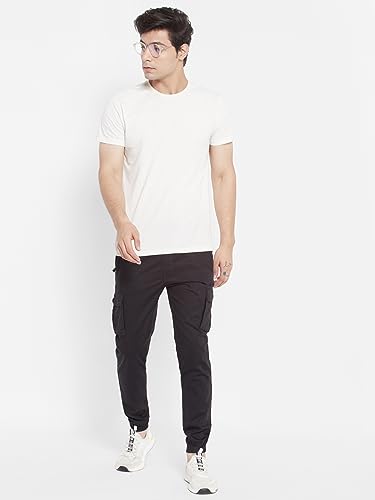 Image of SAPPER Men's Slim Fit Cotton Joggers