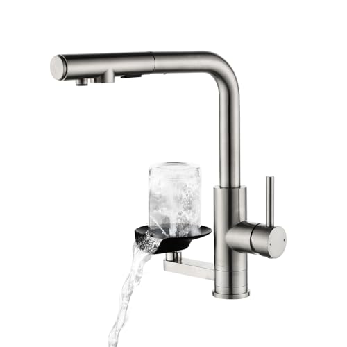 Materiale Sano Senza Piombo & Servizio Clienti Affidabile: LakeBayMZC offre rubinetti da bagno senza piombo per proteggere la salute di te e della tua famiglia. I tubi di alimentazione ad alto livello di sicurezza garantiscono acqua pulita e fresca per la tua famiglia, sono sani e duraturi. Se dovessero sorgere problemi come perdite o danni, non esitare a contattarci via e-mail — offriremo una soluzione entro 24 ore.