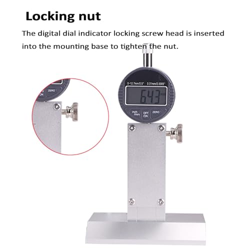 Calibrador digital para grosor de señalización vial, herramienta de medición 0-12 mm/0.01 mm con cambio de unidad para señales de carretera y superficies reflectantes miniatura 2