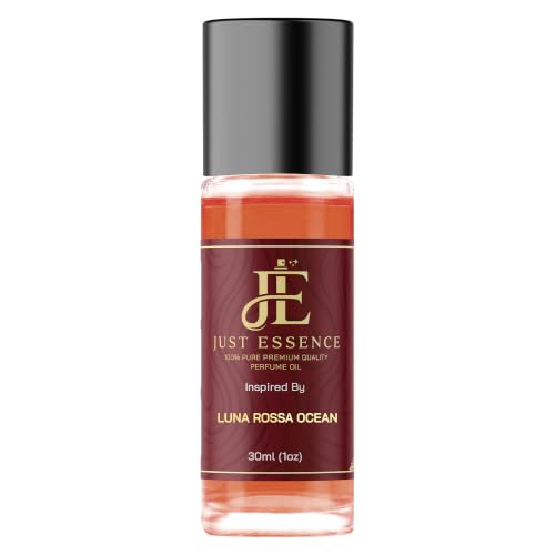 Just Essence Luna Roosaa Ocean Fregrance Perfume Oil | Roll On | Premium Quality Concentrated Fragrance | Pure Perfume & Cologne Oil for Personal Body Use | 1 Fl Oz