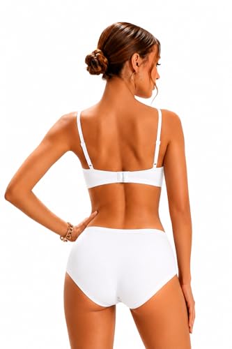 Image of Womens High Coverage Super Soft Elastane Stretch Mid Waist Boy Shorts Panties