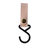 ベビーカーハンギングストラップフックプラム2フックプッシュチェアハンガーSフックピンク