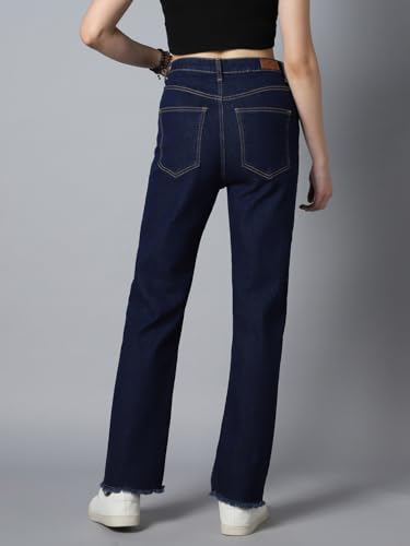Image of HIGH Star Women's Straight Fit Mid Rise Jeans