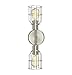 TRADE WINDS LIGHTING TW021849BN 2-Light Industrial Vintage Retro Loft Wire Cage Wall Sconce Light in Brushed Nickel